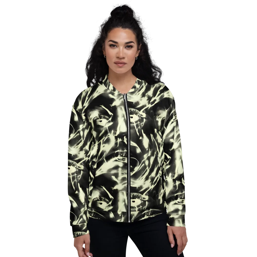 Visionary Flux on Bomber Jacket — Front