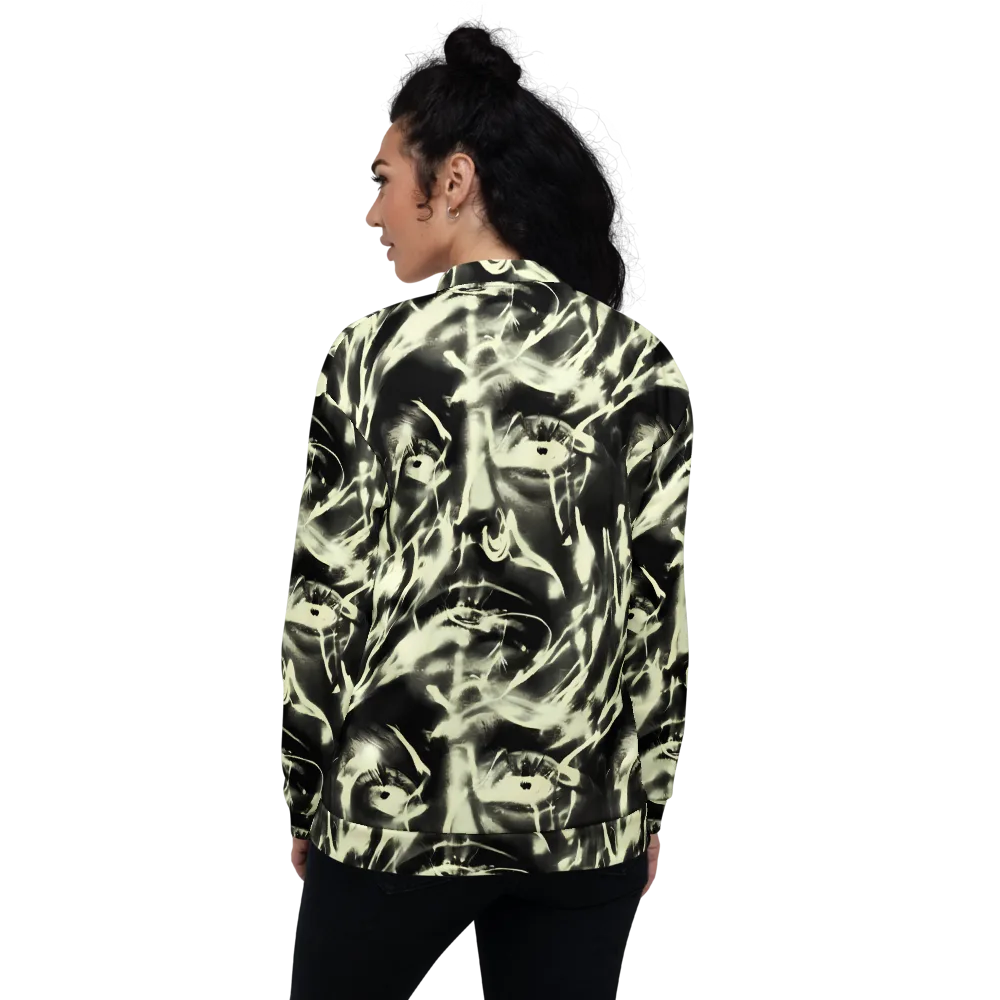 Visionary Flux on Bomber Jacket — Back
