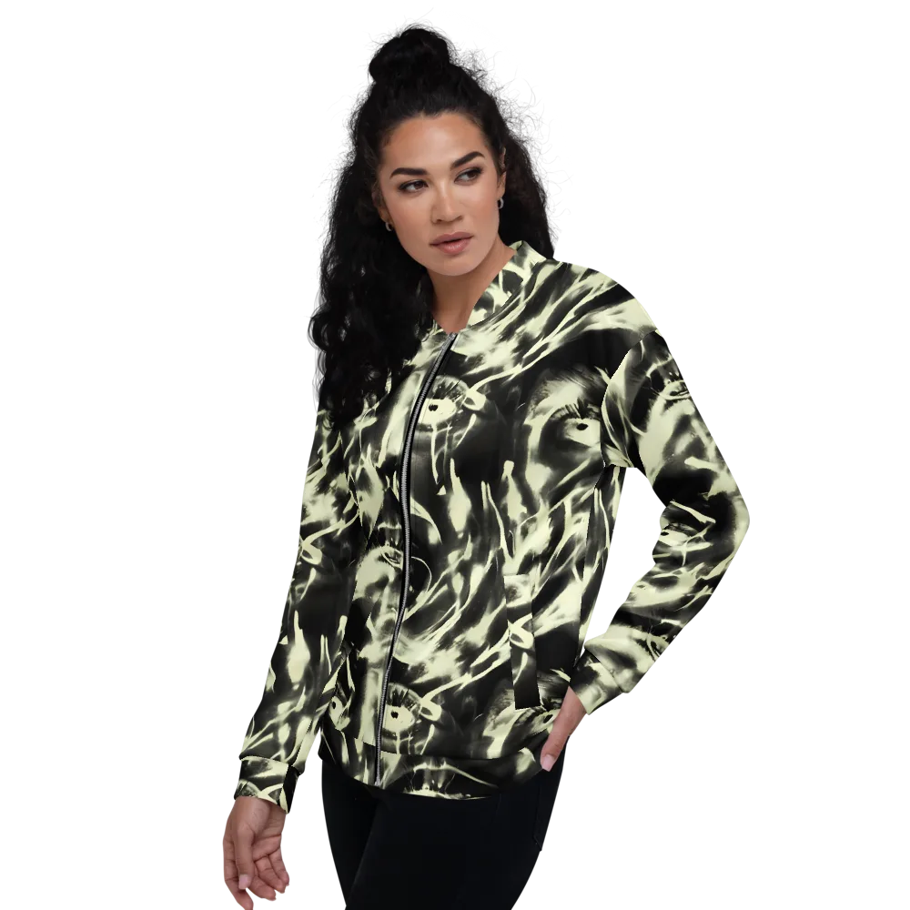 Visionary Flux on Bomber Jacket — Left