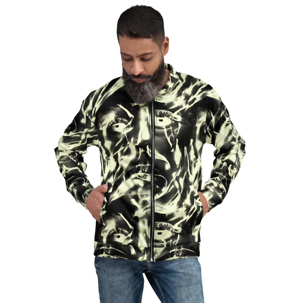 Visionary Flux on Bomber Jacket — Front