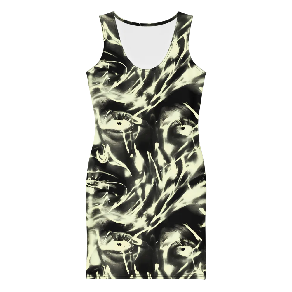 Visionary Flux on Bodycon Dress — Front