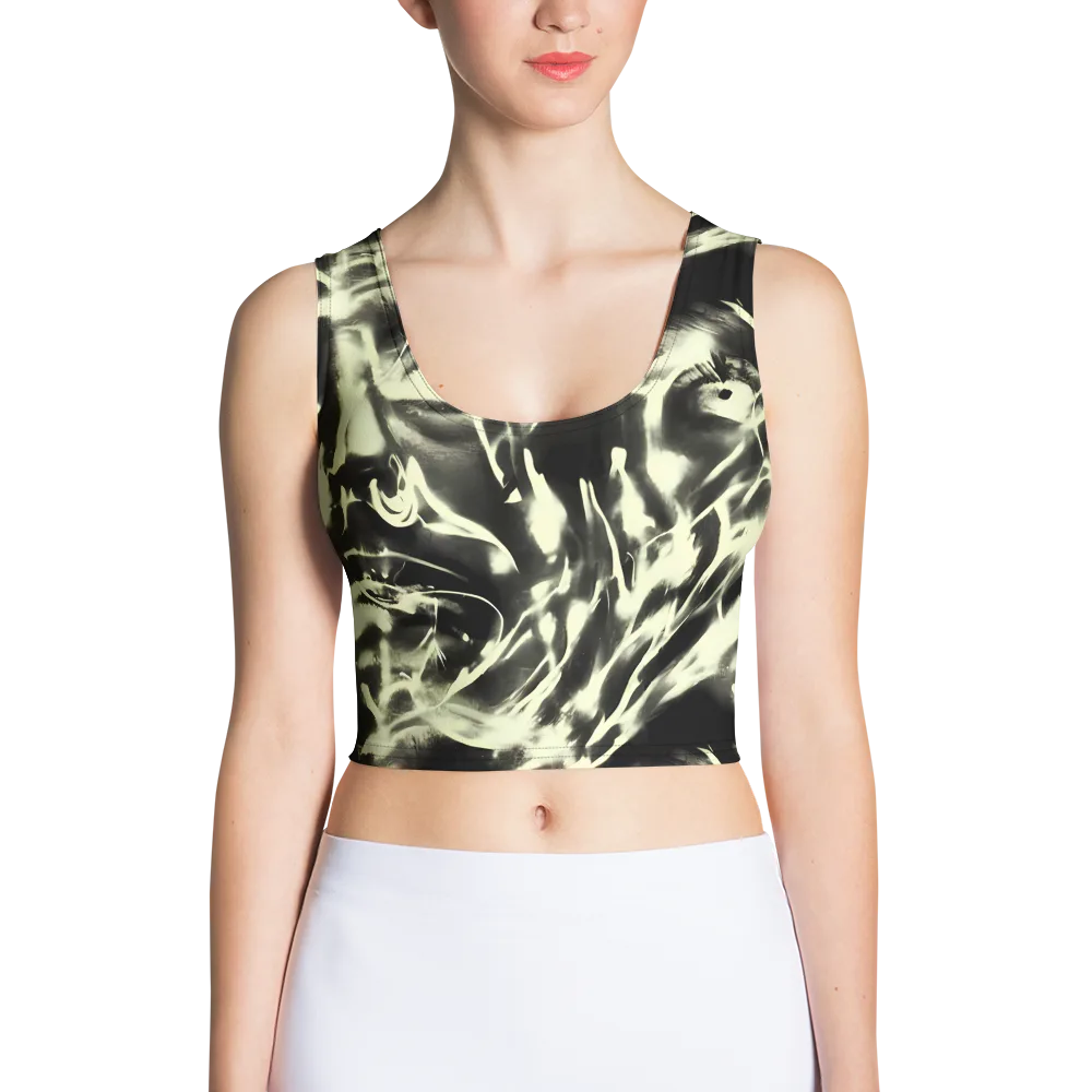 Visionary Flux on Crop Top — Front