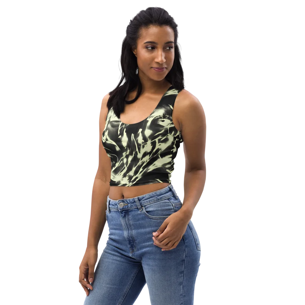 Visionary Flux on Crop Top — Left Front