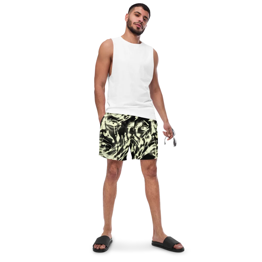 Visionary Flux on Swim Trunks — Front