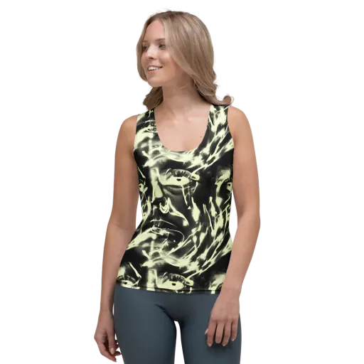 Visionary Flux on a Women's Tank Top