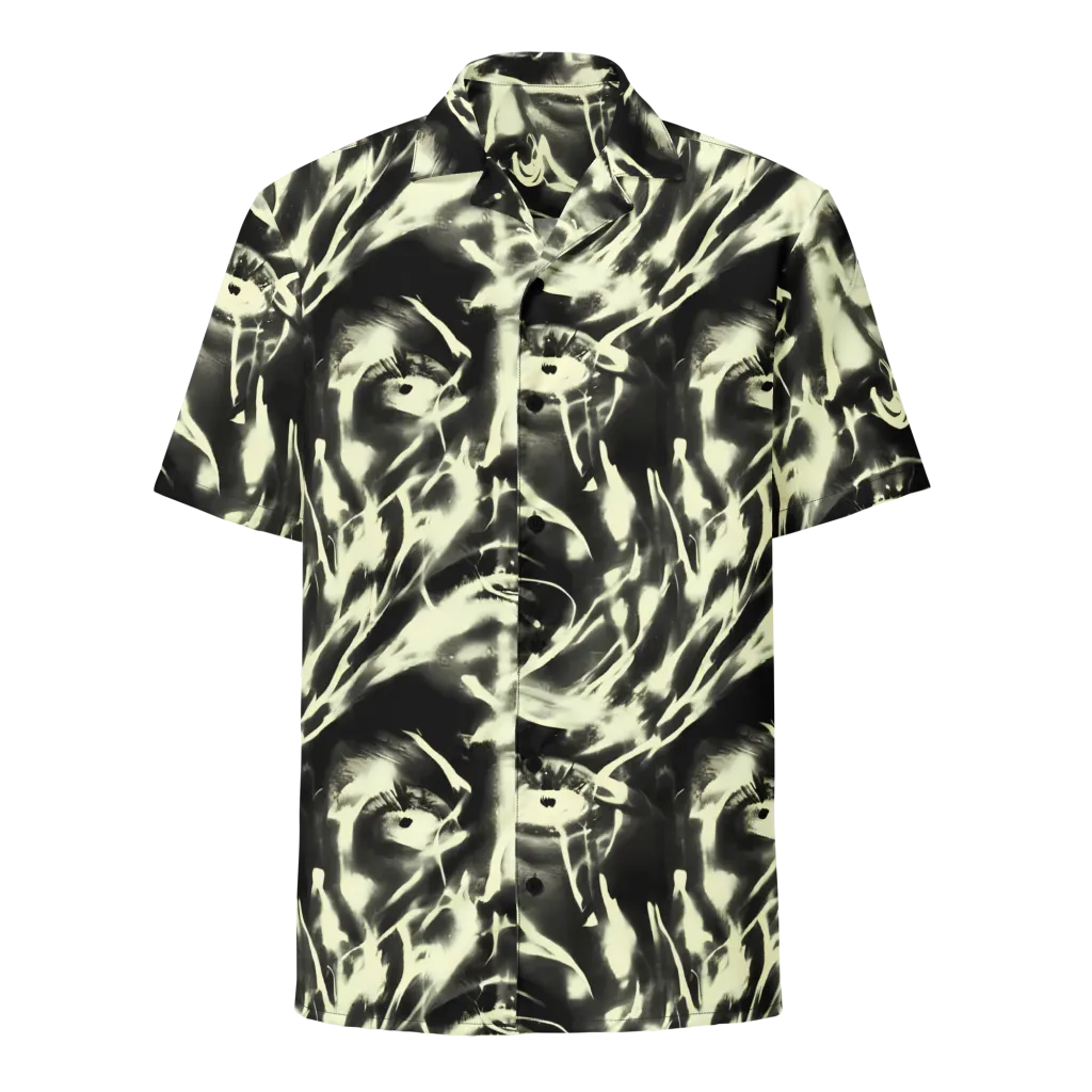Visionary Flux on Button Shirt — Front