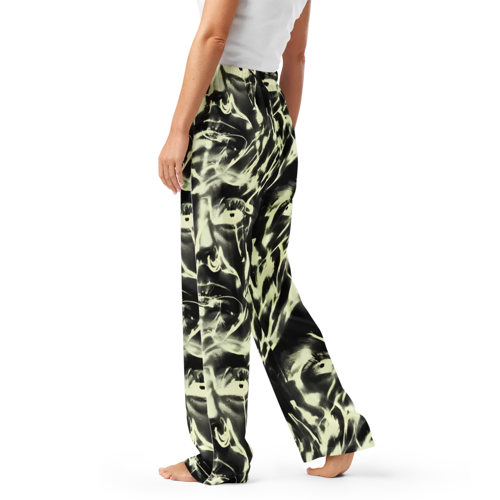 Visionary Flux on Women's Pajama Pants — Left