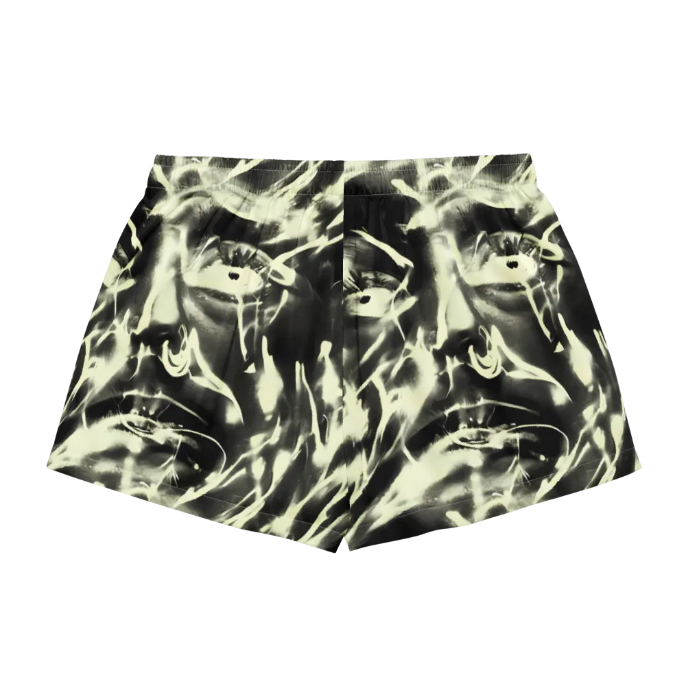 Visionary Flux on Women's Pajama Shorts — Back