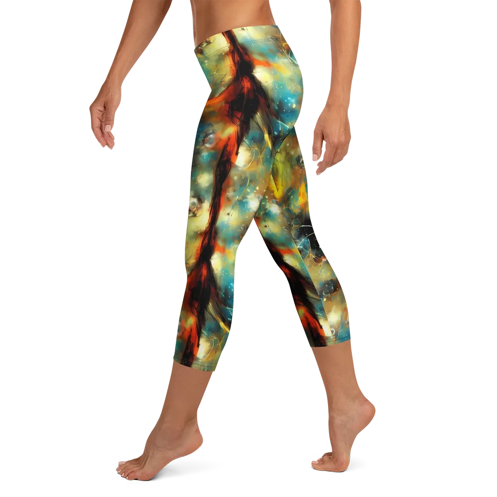 Kohn Cubism on Capri Leggings — Left
