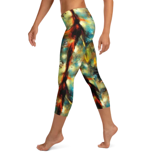 Kohn Cubism on a Capri Leggings