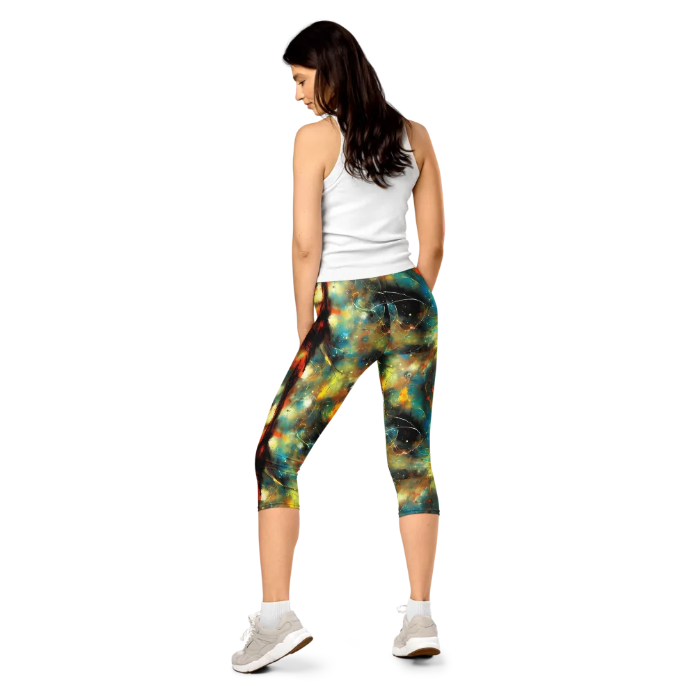Kohn Cubism on Capri Leggings — Back