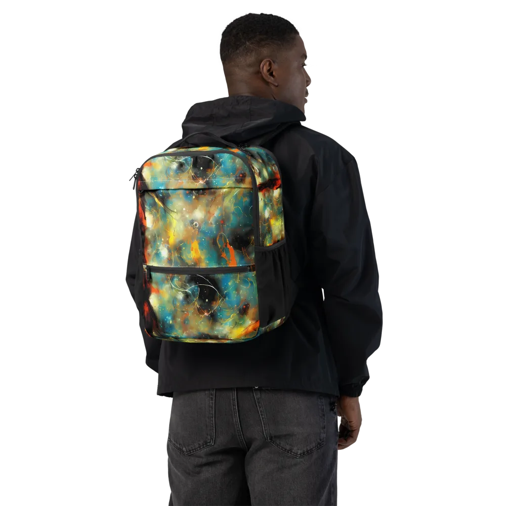 Kohn Cubism on Utility Backpack — Back