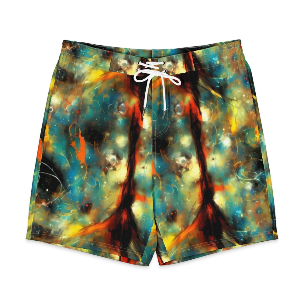 Kohn Cubism on Men's Board Shorts — Front