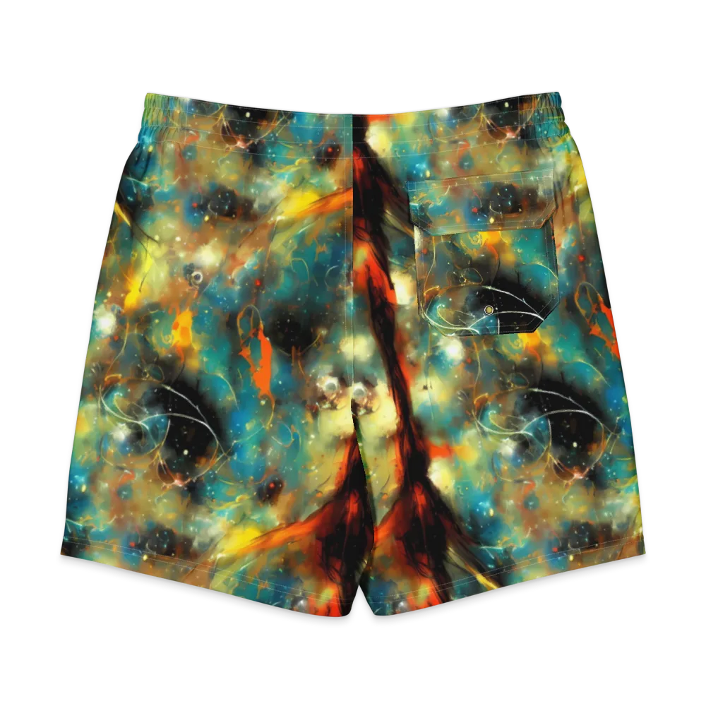 Kohn Cubism on Men's Board Shorts — Back