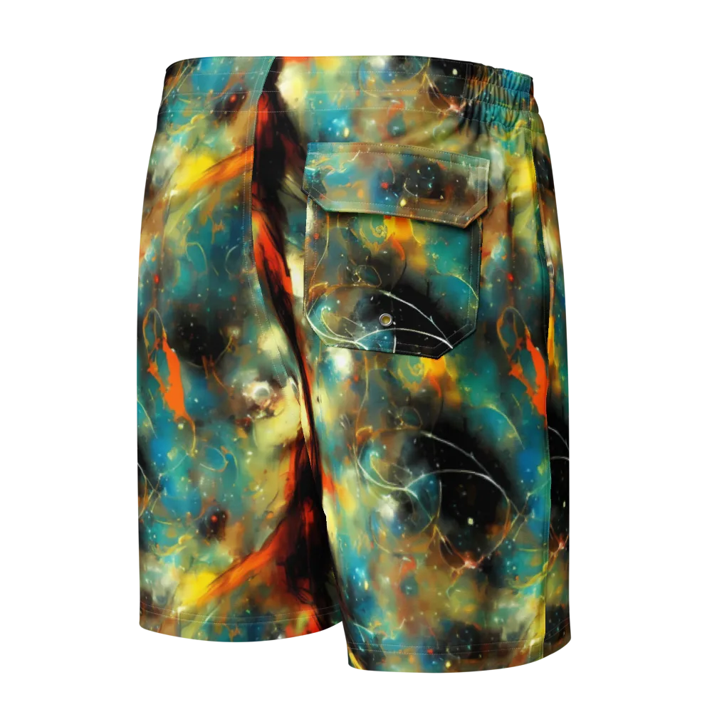 Kohn Cubism on Men's Board Shorts — Back