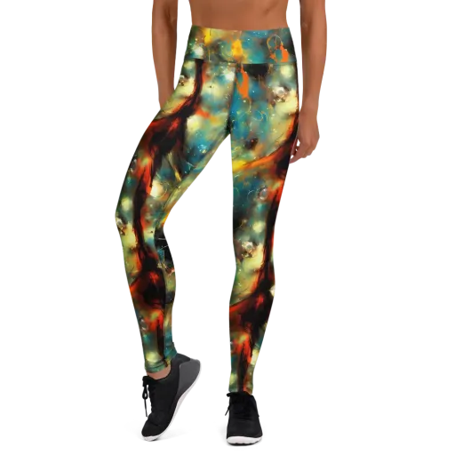 Kohn Cubism on a Yoga Leggings