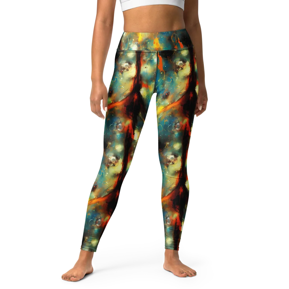 Kohn Cubism on Yoga Leggings — Front