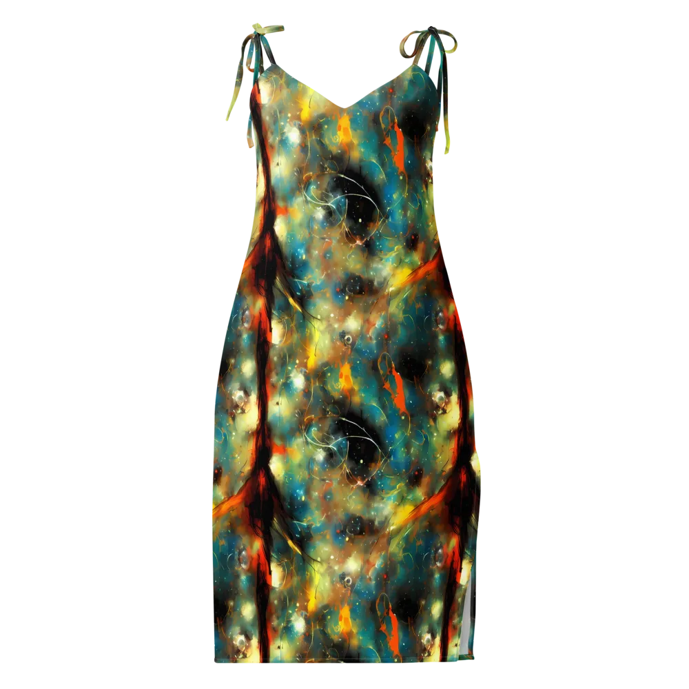 Kohn Cubism on Slip Dress — Front