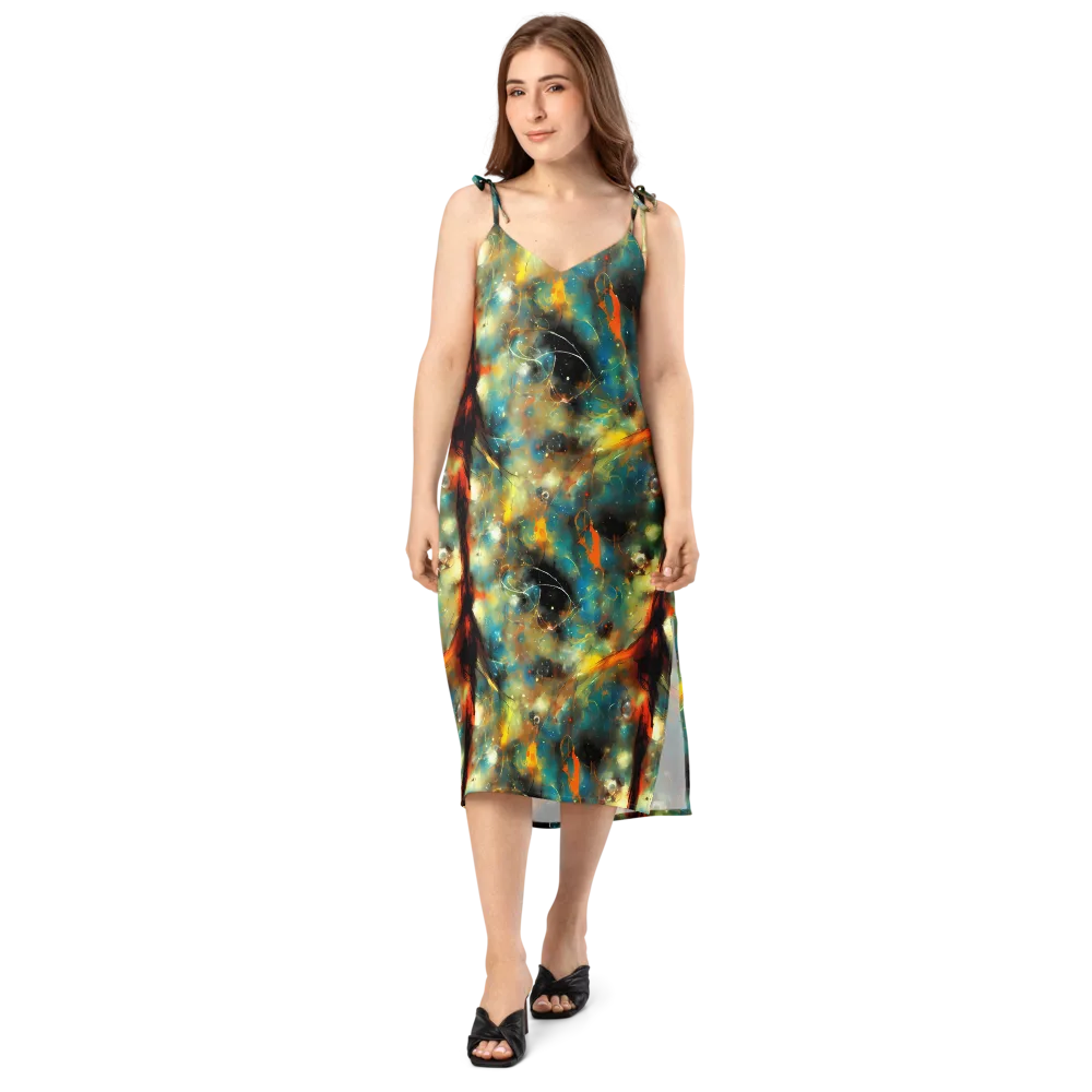 Kohn Cubism on Slip Dress — Front