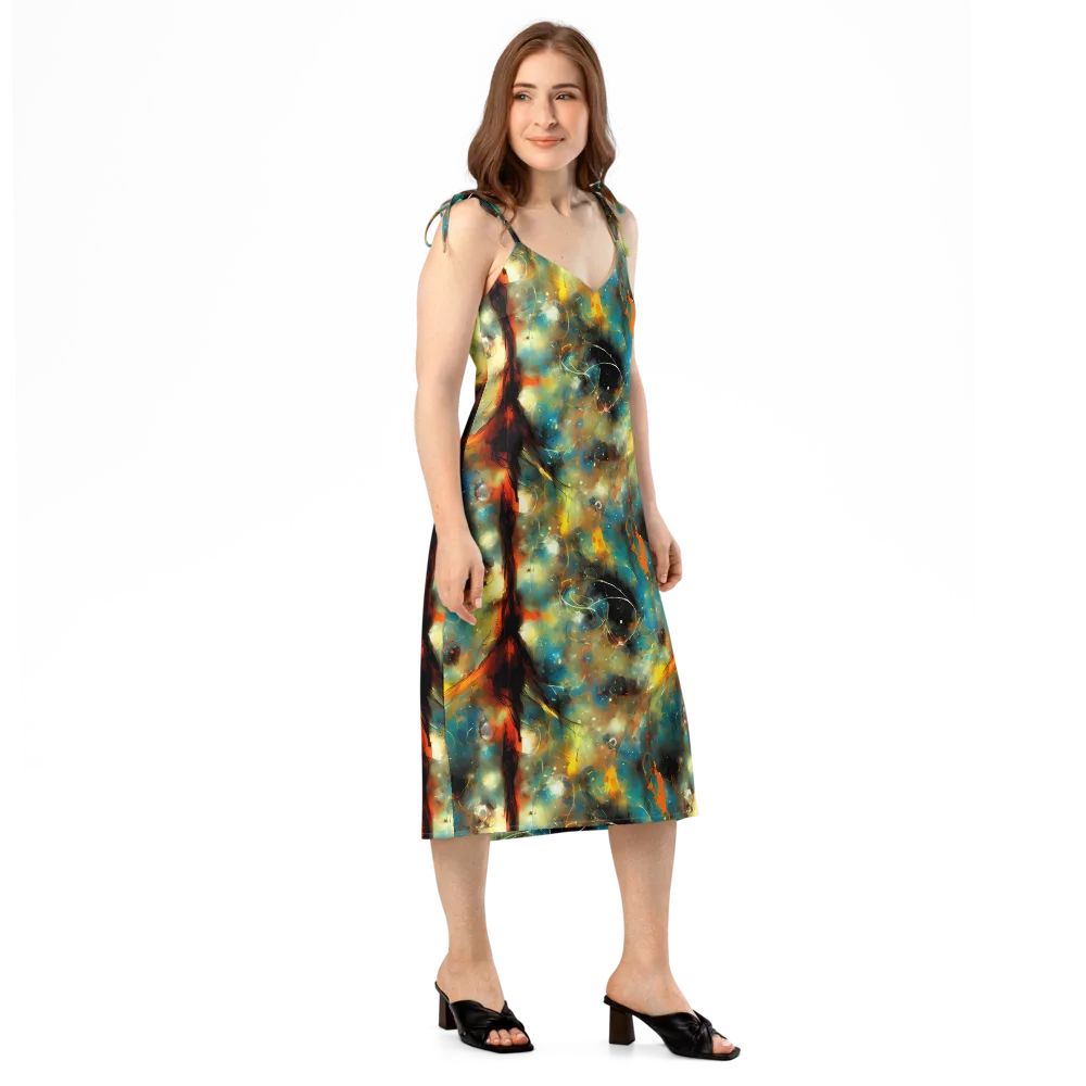 Kohn Cubism on Slip Dress — Right Front