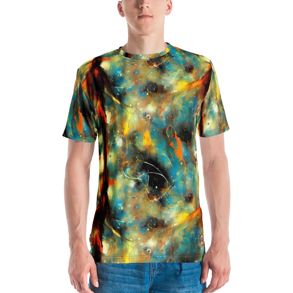 Kohn Cubism on Men's Crew Neck T-Shirt — Front