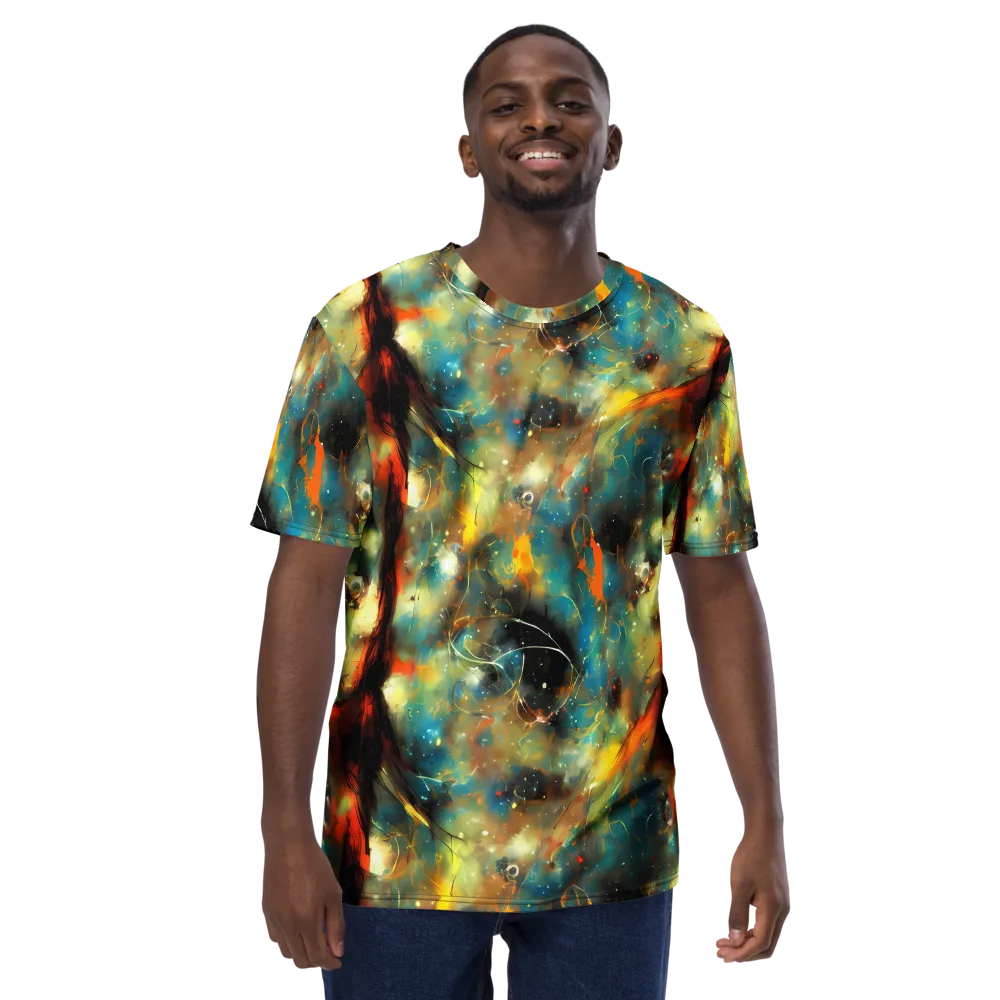 Kohn Cubism on Men's Crew Neck T-Shirt — Front