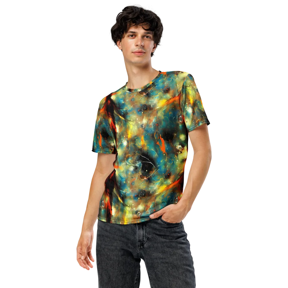 Kohn Cubism on Men's Crew Neck T-Shirt — Front