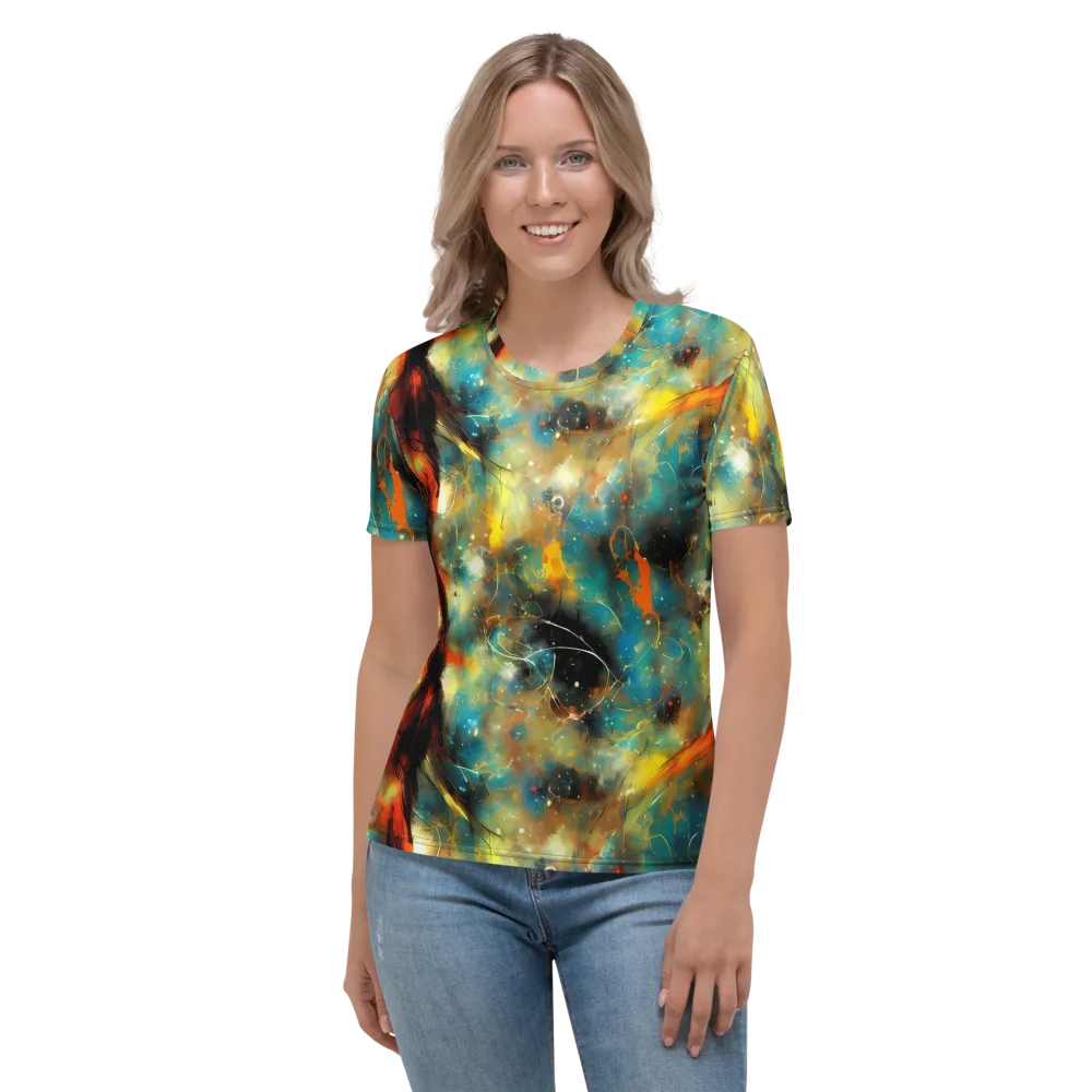 Kohn Cubism on Women's Crew Neck T-Shirt — Front
