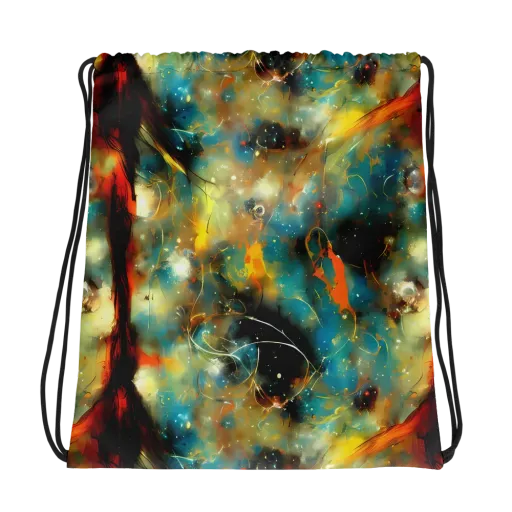 Kohn Cubism on a Drawstring Bag