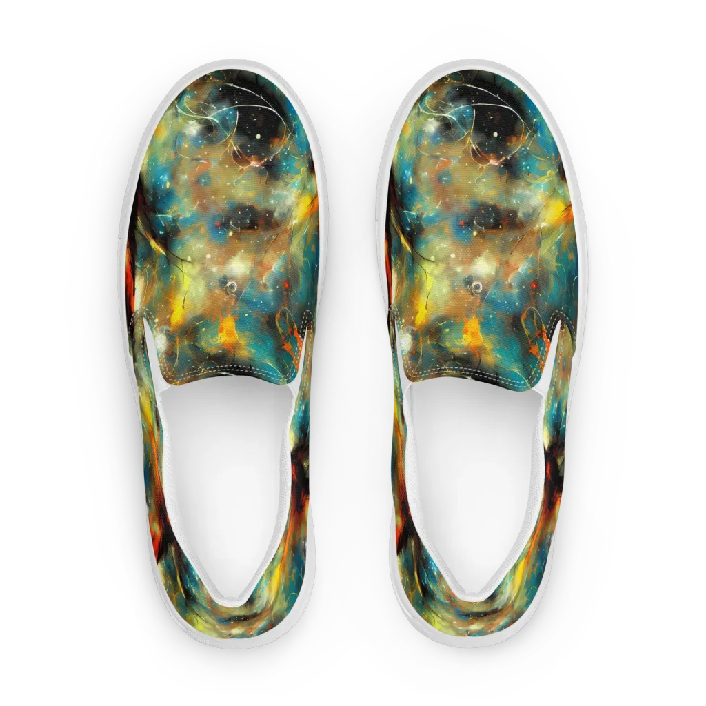 Kohn Cubism on Women's Slip-On Canvas Shoes — Front