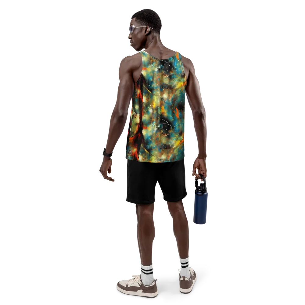 Kohn Cubism on Men's Tank Top — Back
