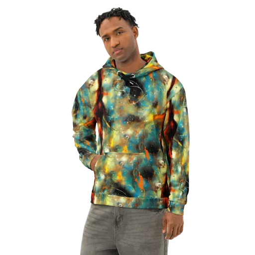 Kohn Cubism on a Cotton Hoodie