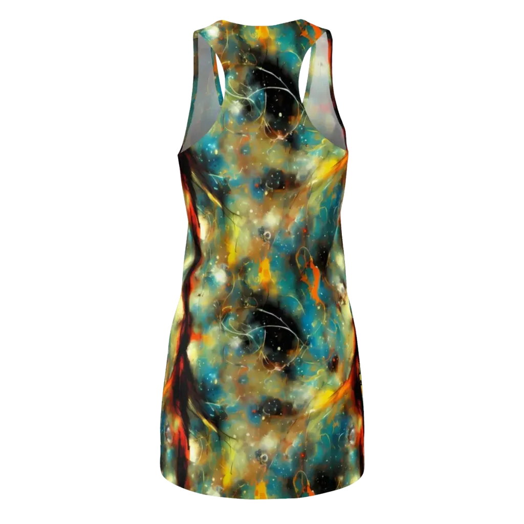 Kohn Cubism on Racerback Dress — Back
