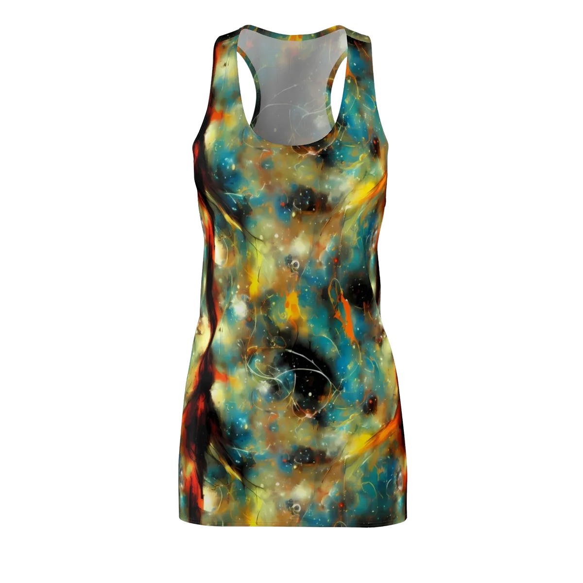 Kohn Cubism on Racerback Dress — Front