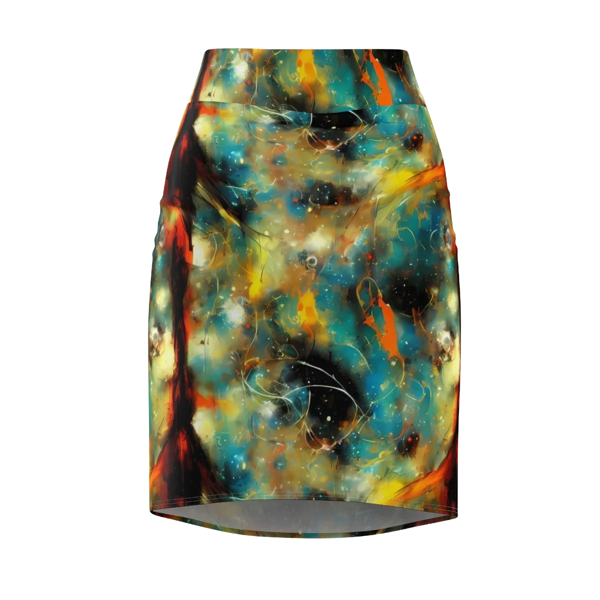 Kohn Cubism on Pencil Skirt — Front