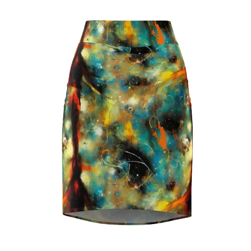 Kohn Cubism on a Pencil Skirt