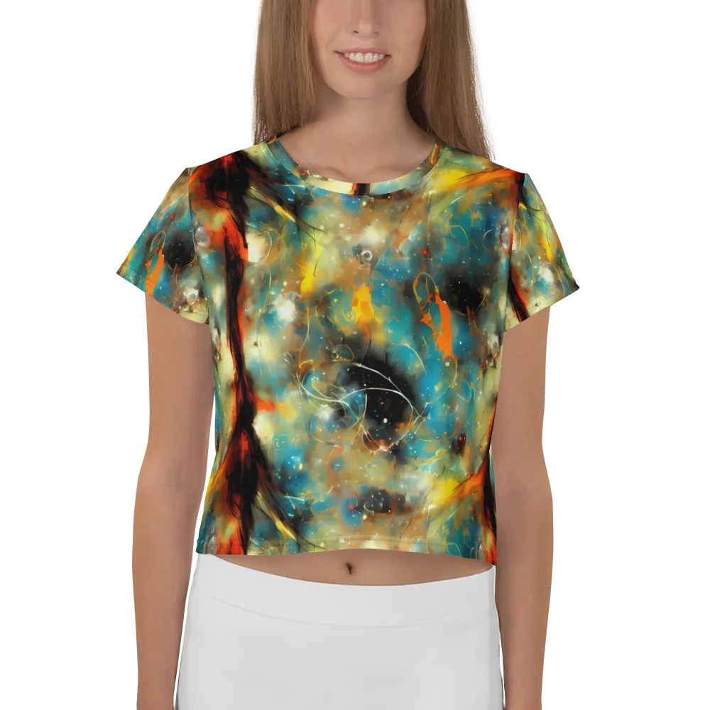 Kohn Cubism on Crop Tee — Front