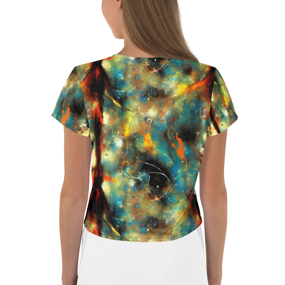 Kohn Cubism on Crop Tee — Back