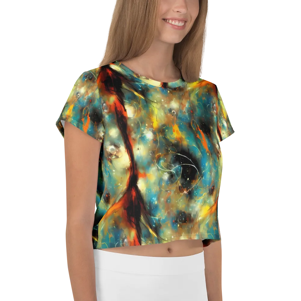 Kohn Cubism on Crop Tee — Right