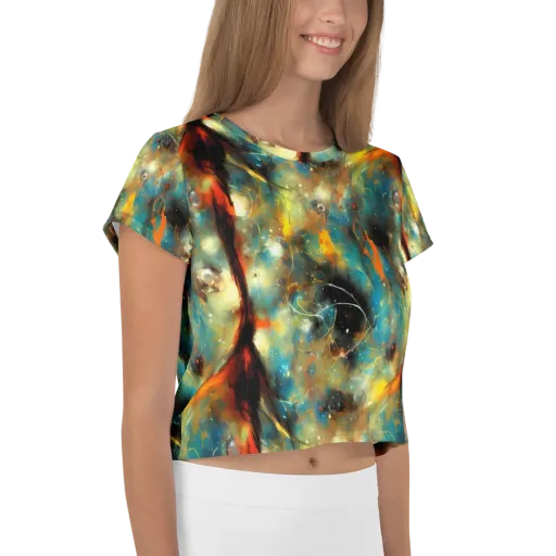 Kohn Cubism on a Crop Tee
