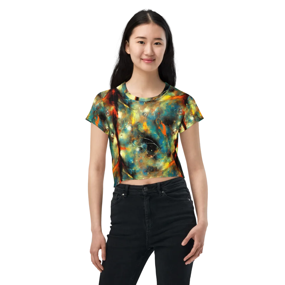 Kohn Cubism on Crop Tee — Front
