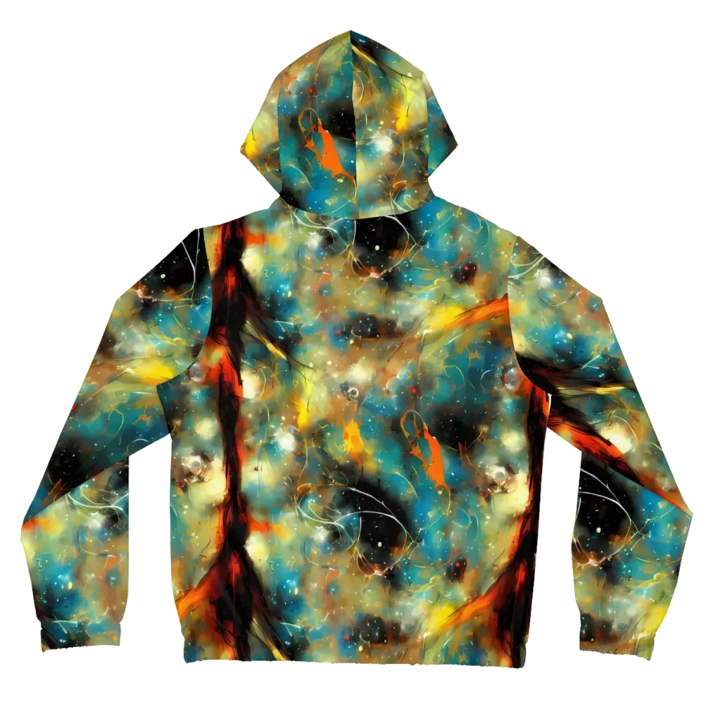 Kohn Cubism on Women's Full-Zip Hoodie — Back