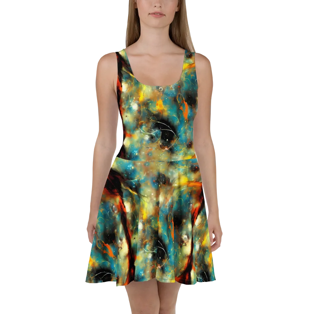 Kohn Cubism on Skater Dress — Front