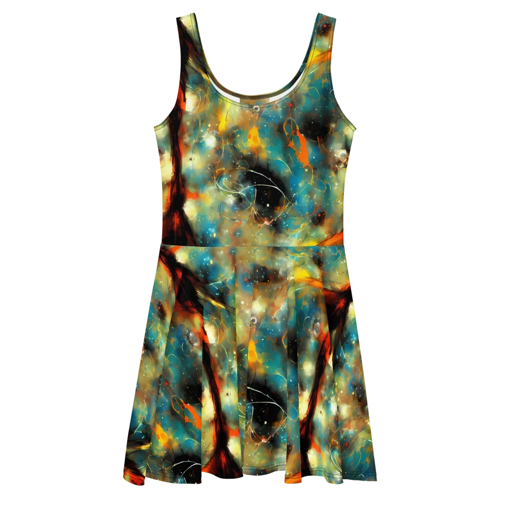 Kohn Cubism on Skater Dress — Front