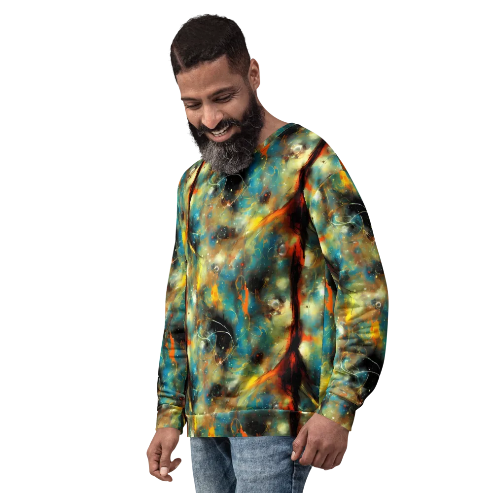 Kohn Cubism on Sweatshirt — Left Front