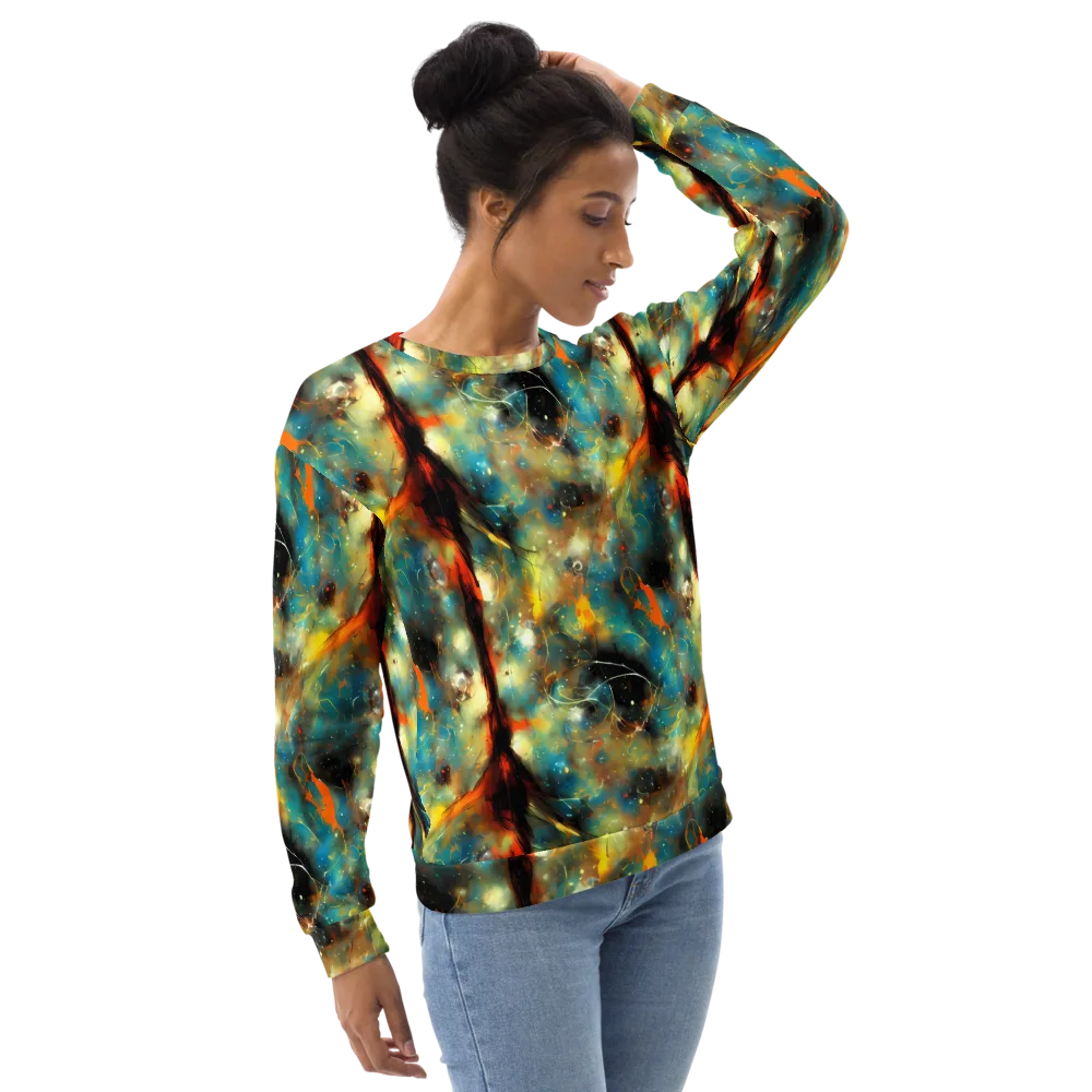 Kohn Cubism on Sweatshirt — Right Front