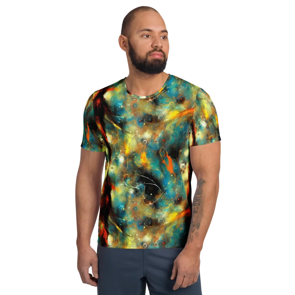 Kohn Cubism on Men's Athletic T-Shirt — Front