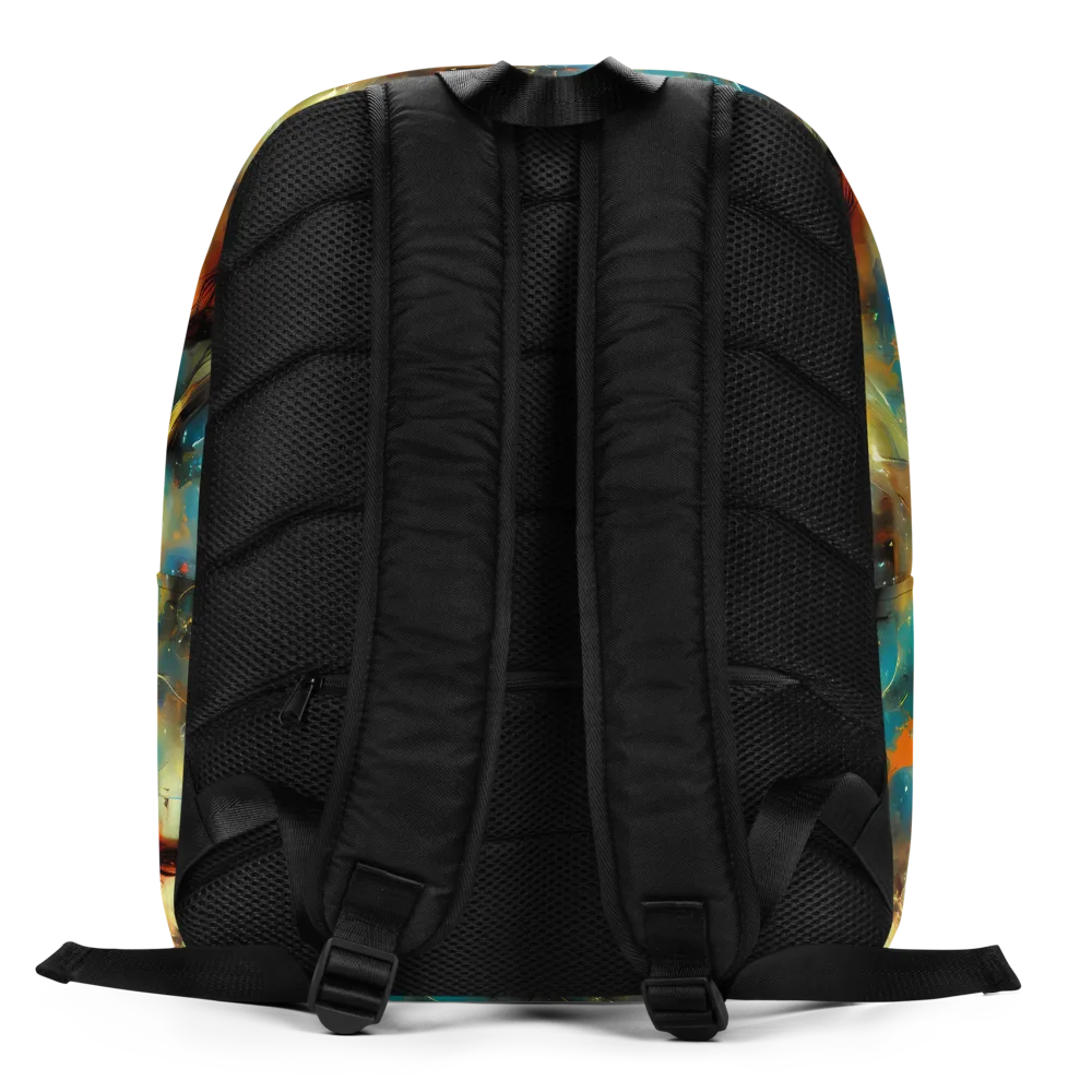 Kohn Cubism on Minimalist Backpack — Back