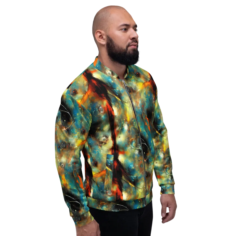 Kohn Cubism on Bomber Jacket — Right