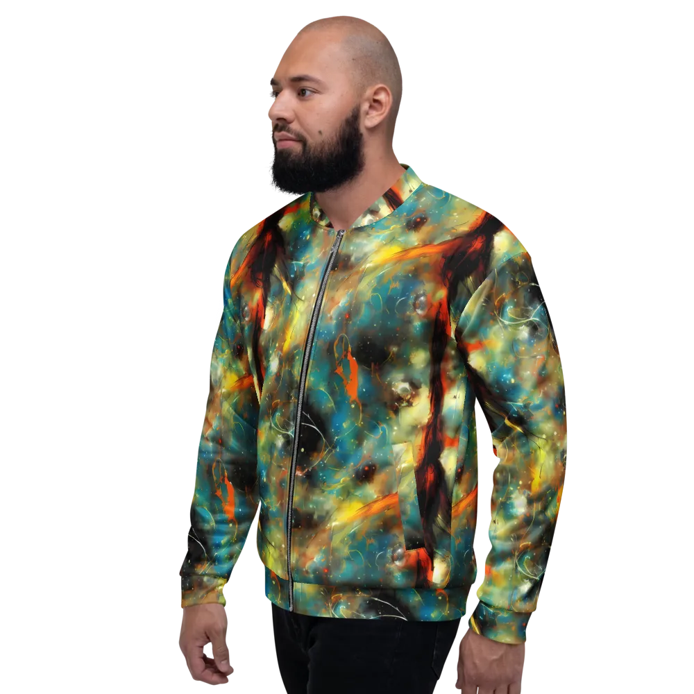 Kohn Cubism on Bomber Jacket — Left